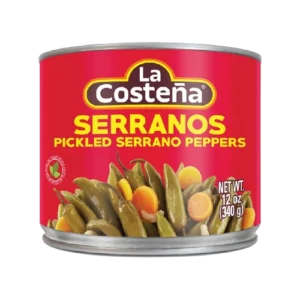 Chile Serrano Costeña 340g